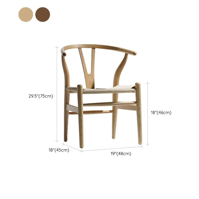 Sedia da sala da pranzo legno con sedia laterale stile tradizionale per cucina Clearhalo