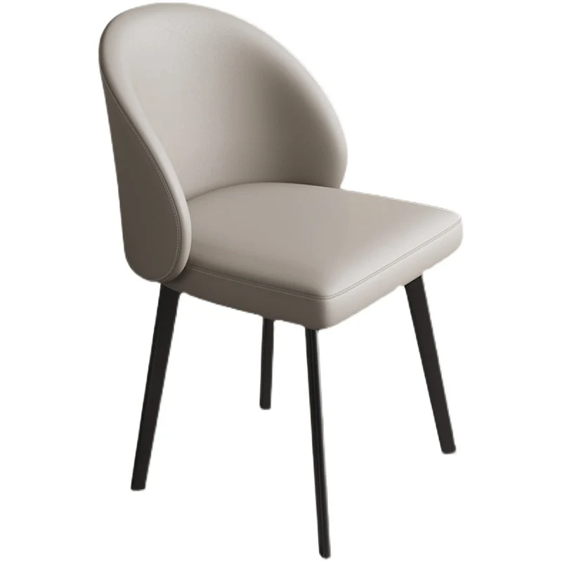 Sedia da sala da pranzo metallo con schienale massiccio stile industriale per cucina Clearhalo