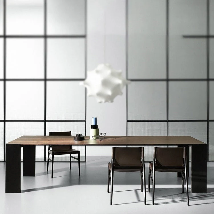 Sedia da sala da pranzo moderna con schienale legno massello e sedia laterale per interni Clearhalo