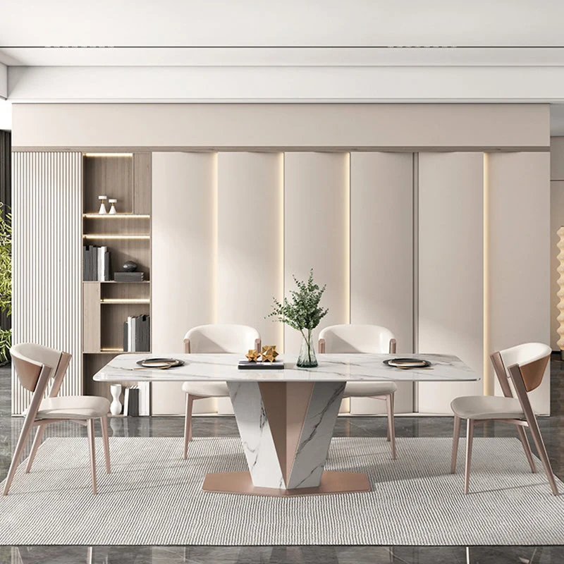 Sedia da sala da pranzo moderna metallo con schienale aperto per brasserie Clearhalo