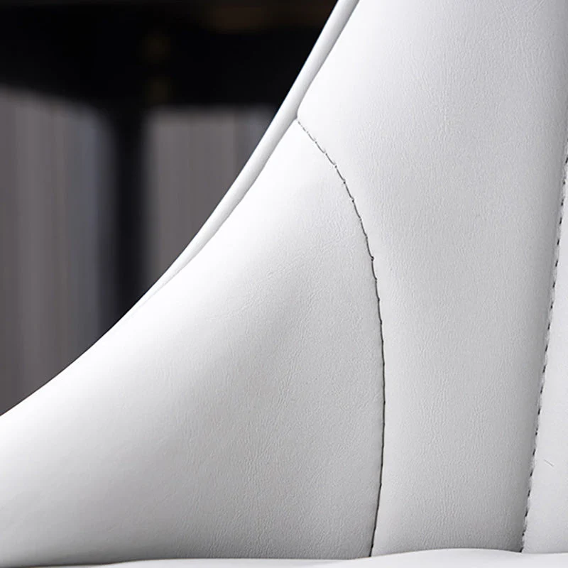 Sedia da sala da pranzo Parsons scandinava per interni, imbottita metallo Clearhalo