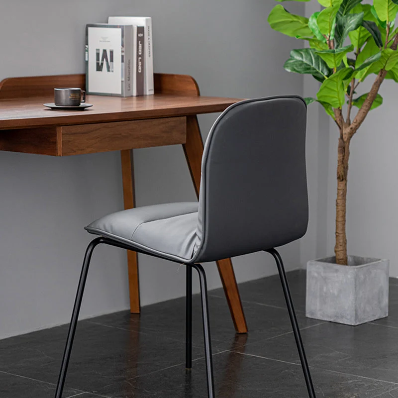 Sedia da sala da pranzo Parsons Sedia laterale da pranzo imbottita industriale Clearhalo