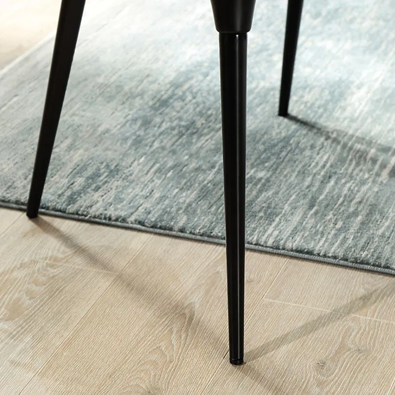 Sedia da sala da pranzo stile moderno con schienale massiccio metallo per brasserie Clearhalo