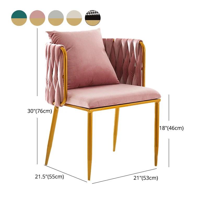Sedia scandinava con schienale massiccio e senza braccioli, sedie laterali imbottite Clearhalo