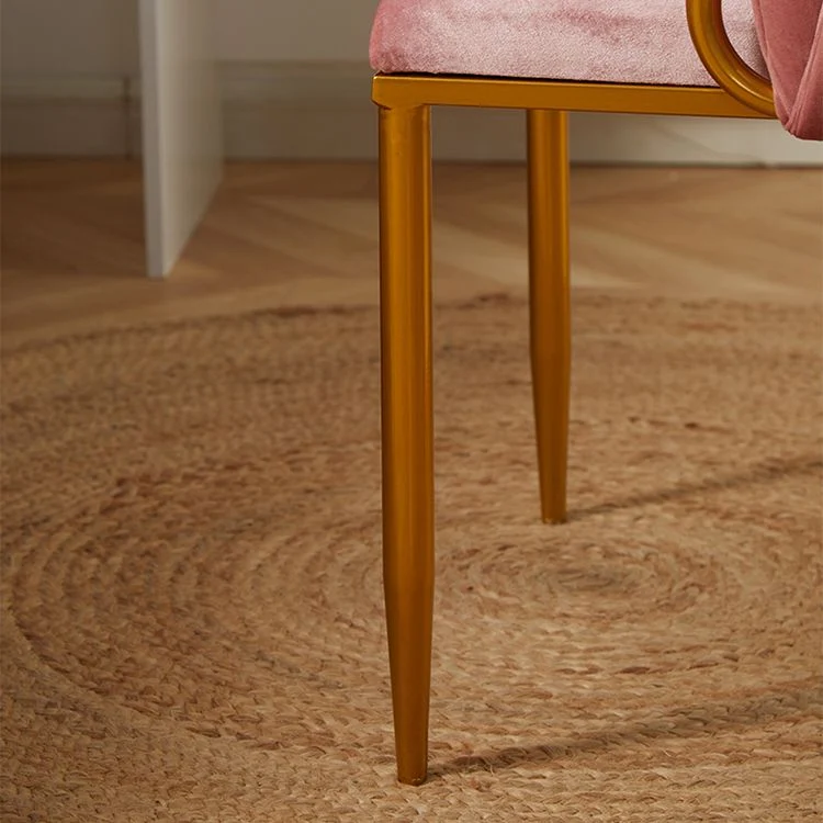 Sedia scandinava con schienale massiccio e senza braccioli, sedie laterali imbottite Clearhalo