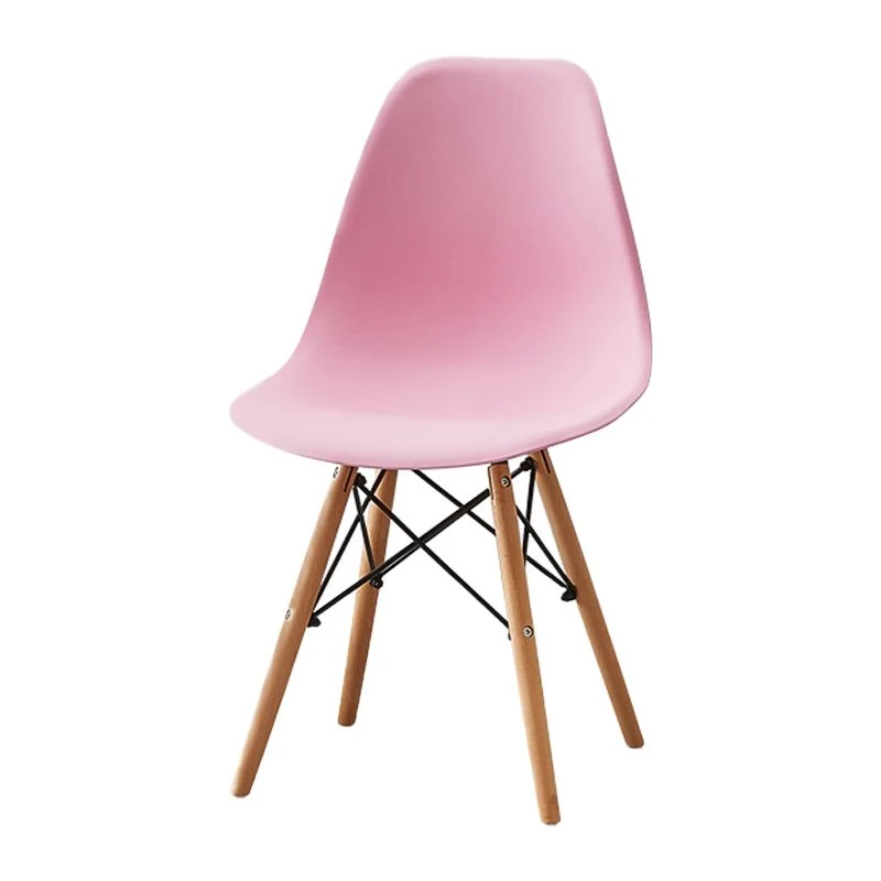 Sedia scandinava legno per interni ed esterni Sedia laterale con schienale massiccio Clearhalo