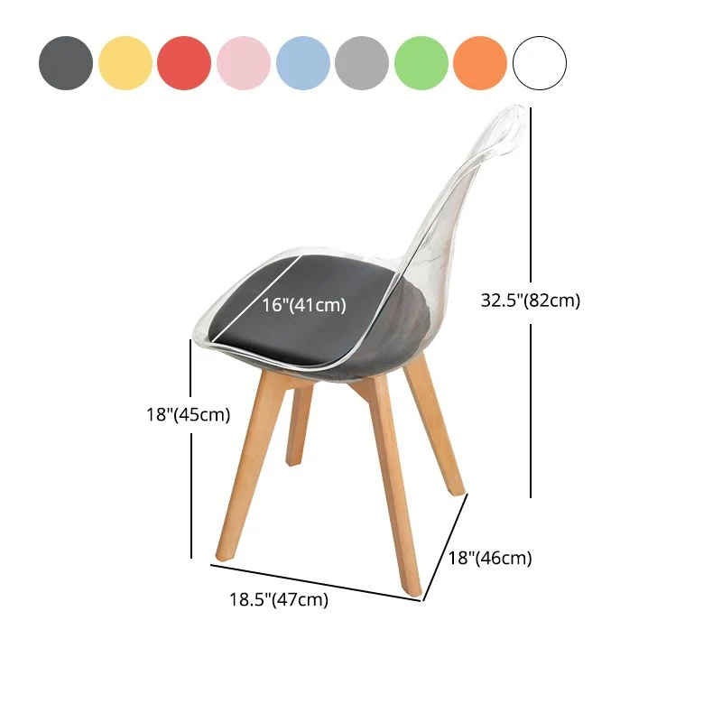 Sedia scandinava per interni ed esterni legno. Sedia laterale con schienale massiccio Clearhalo