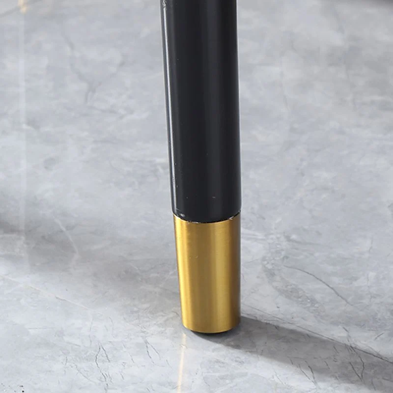 Sedia scandinava per interni Sedia da sala da pranzo legno imbottita con schienale aperto Clearhalo