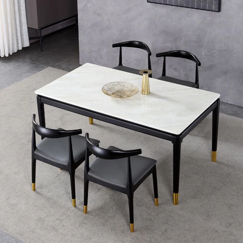 Sedia scandinava per interni Sedia da sala da pranzo legno imbottita con schienale aperto Clearhalo