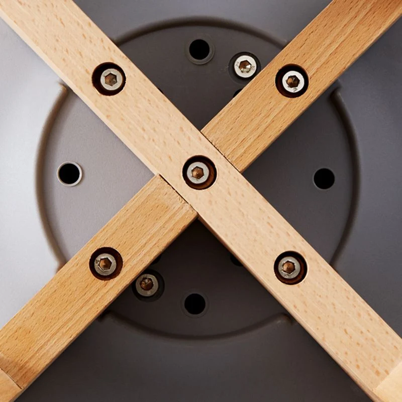 Sedia scandinava per interni, sedia da sala da pranzo imbottita con schienale massiccio e gambe legno Clearhalo