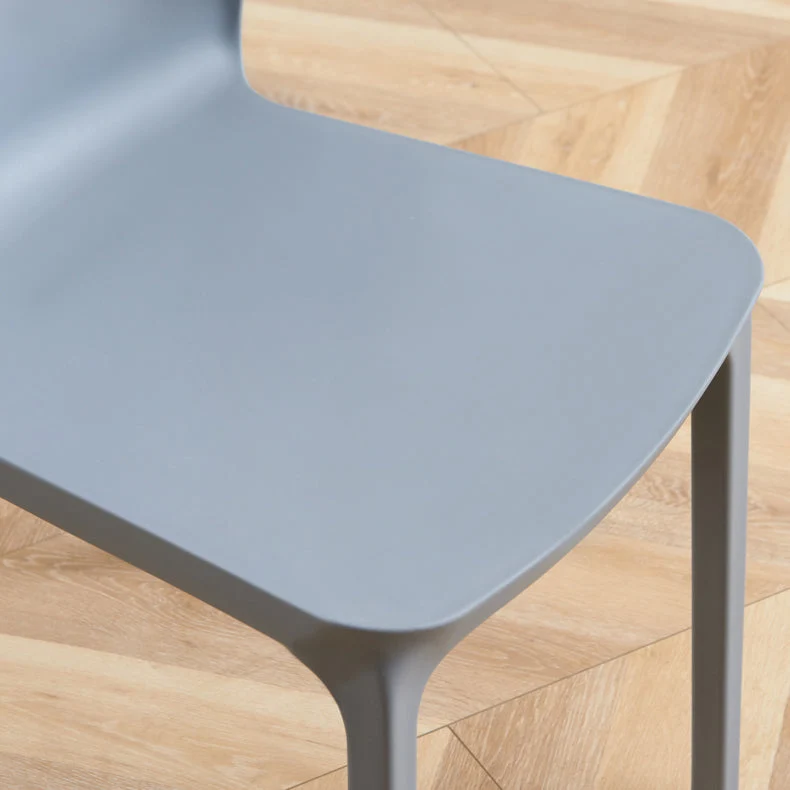 Sedia scandinava plastica per sala da pranzo e cucina Clearhalo