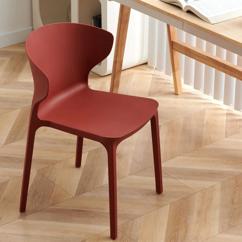 Sedia scandinava plastica per sala da pranzo e cucina Clearhalo