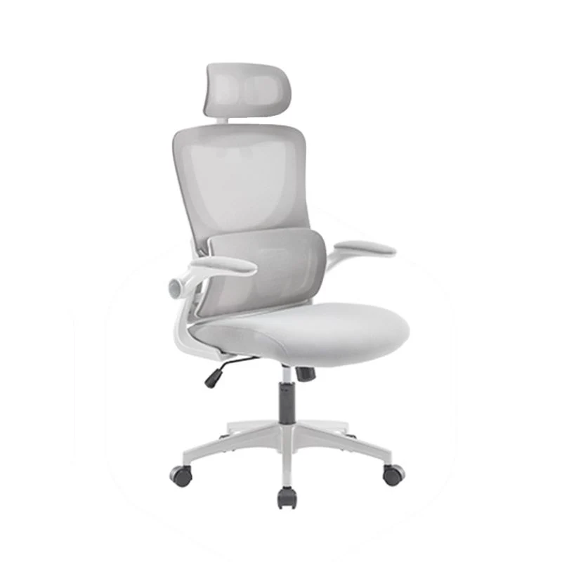 Sedia da scrivania con braccioli regolabili Sedia da ufficio moderna con ruote Clearhalo