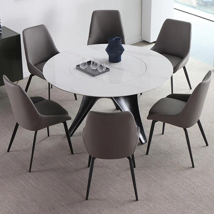 Sedia senza braccioli imbottita con schienale massiccio stile scandinavo per uso domestico Clearhalo