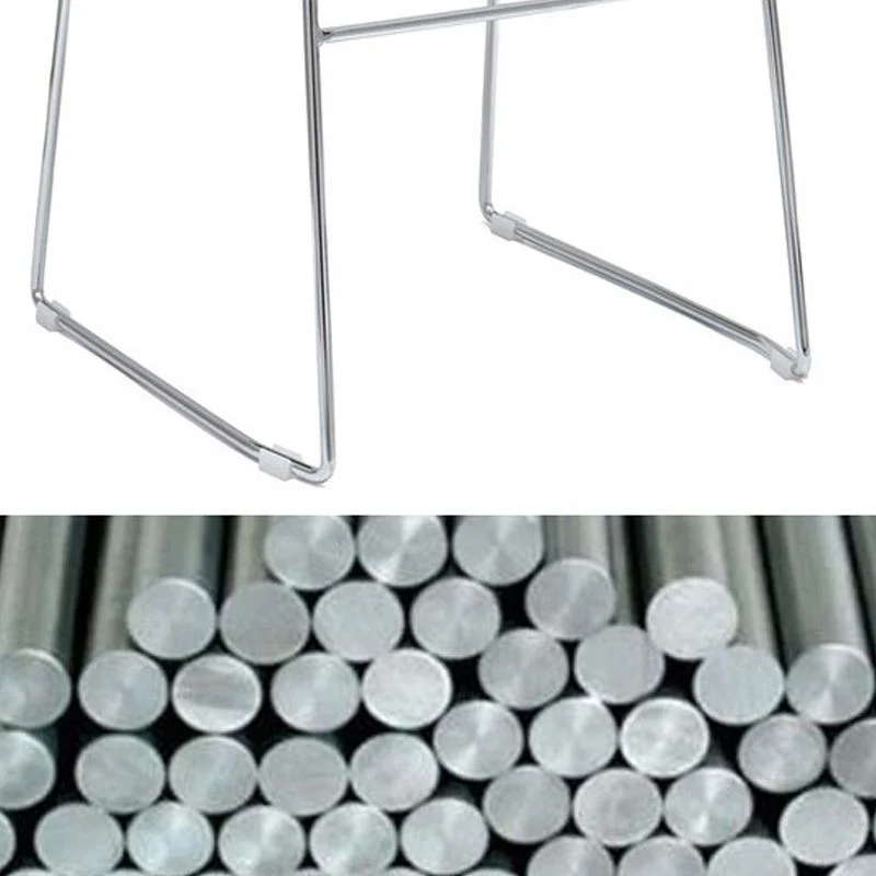 Sedia da ufficio con schienale medio Sedia da ufficio senza braccioli con sedile plastica/spugna Clearhalo