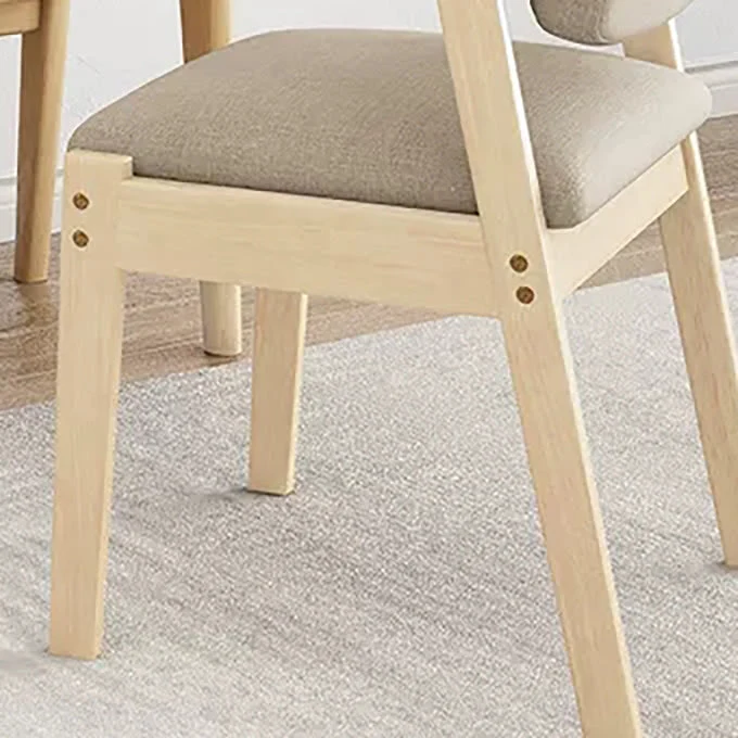 Sedia da ufficio contemporanea Poltrona legno massello con imbottitura Clearhalo