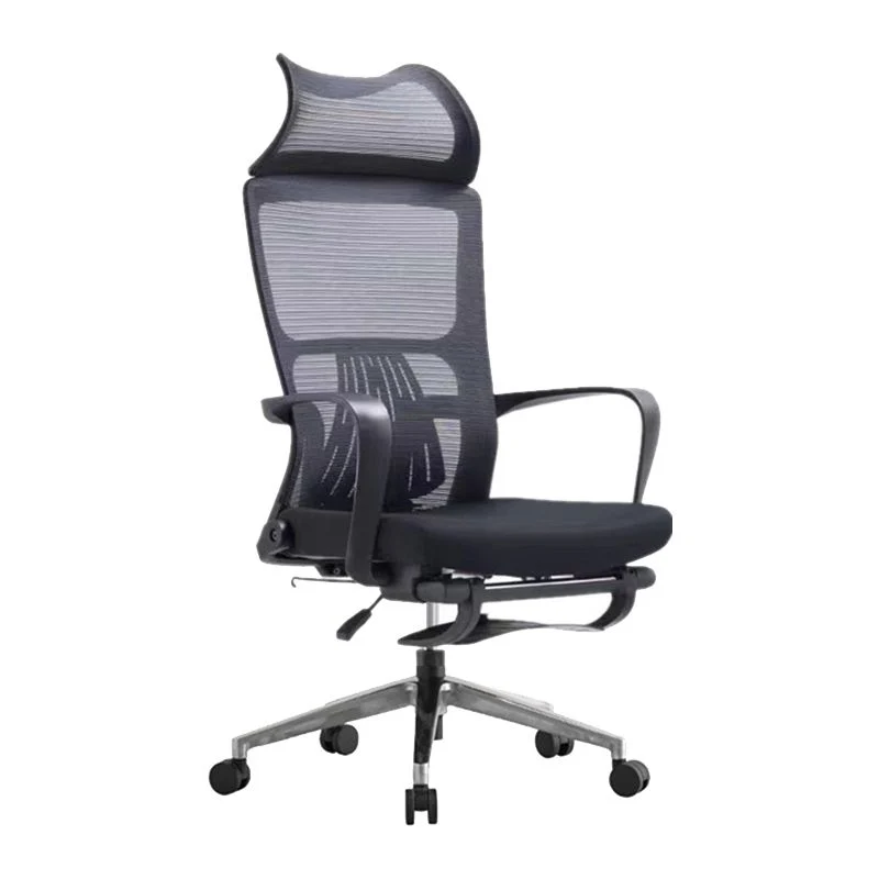 Sedia da ufficio direzionale con schienale alto Sedia moderna ergonomica con braccioli girevoli Clearhalo