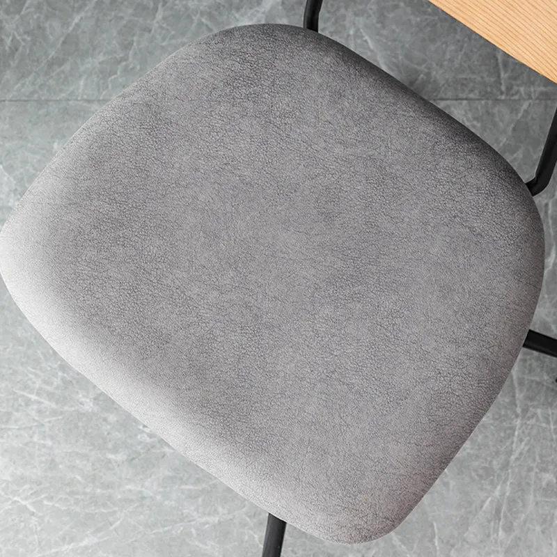 Sedia da ufficio moderna con braccioli fissi. Nessuna sedia ergonomica con scorrimento angosciante Clearhalo