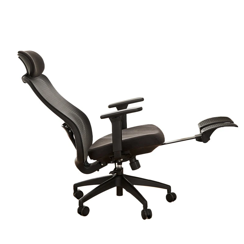 Sedia da ufficio moderna con braccioli rimovibili, meccanismo di inclinazione, sedia da scrivania ergonomica con ruote Cle...