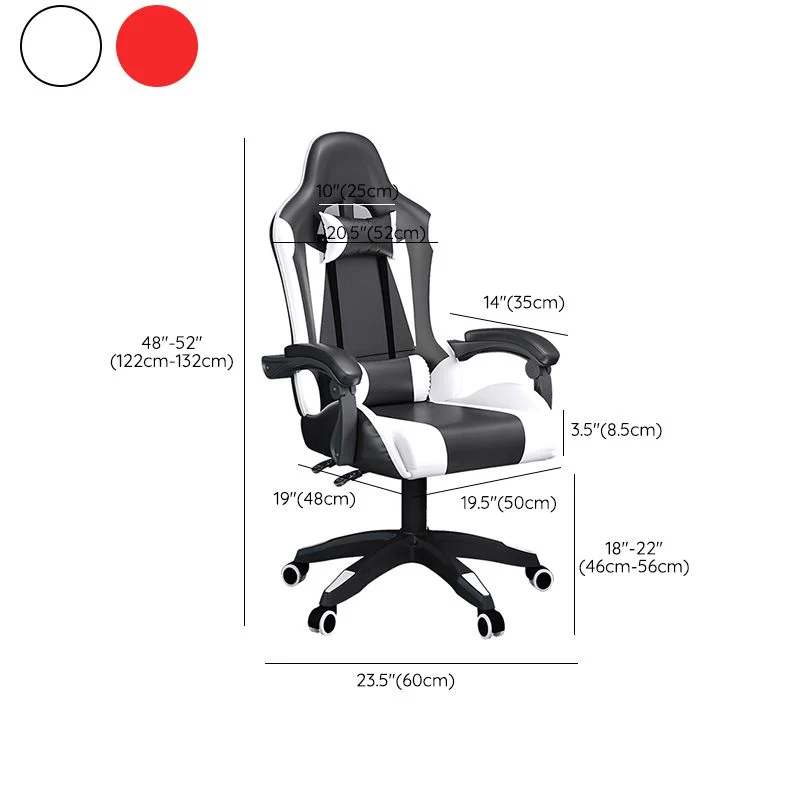 Sedia da ufficio moderna. Cuscino ergonomico antistress, sedia da scrivania inclusa Clearhalo