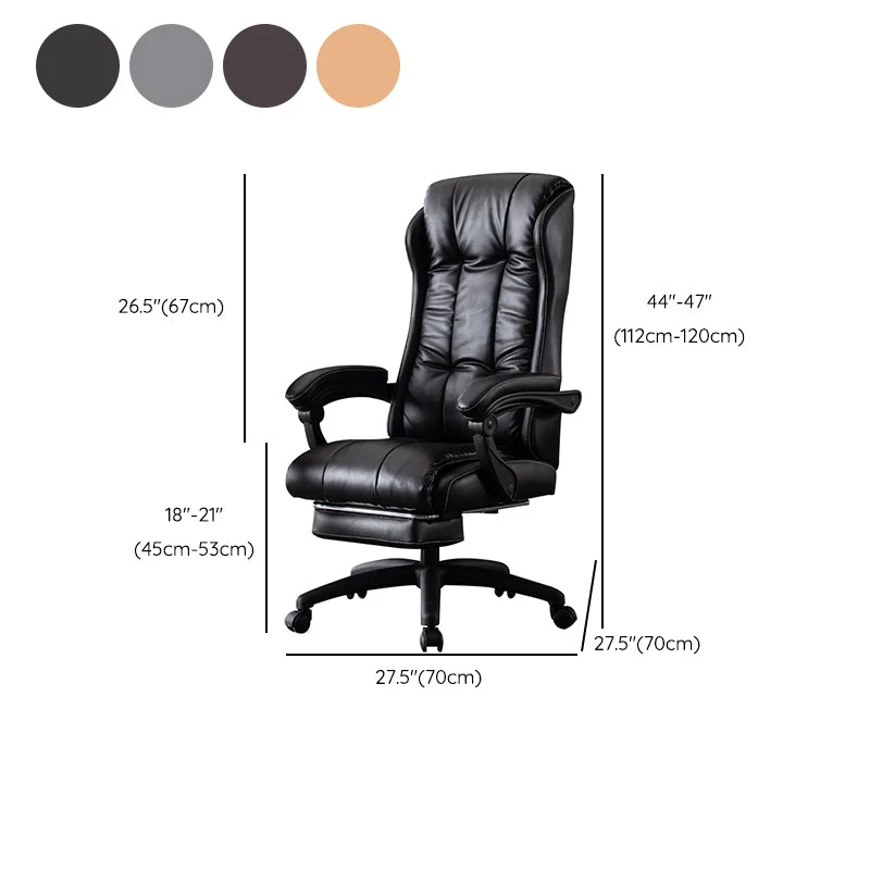 Sedia da ufficio stile moderno Sedia da ufficio con braccioli imbottiti per ufficio Clearhalo