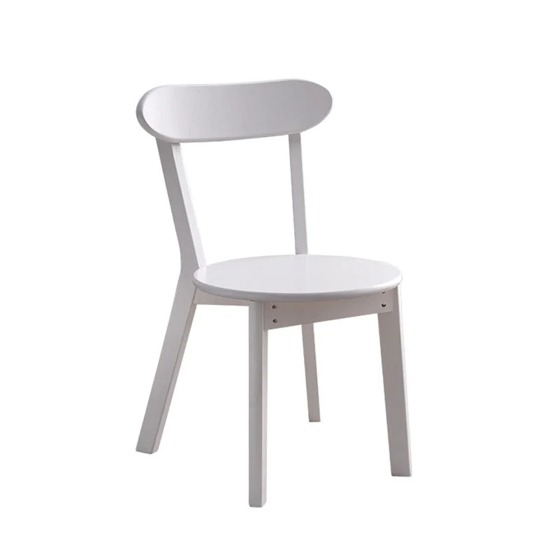 Sedie con schienale aperto stile moderno Sedia da cucina legno senza braccioli Clearhalo