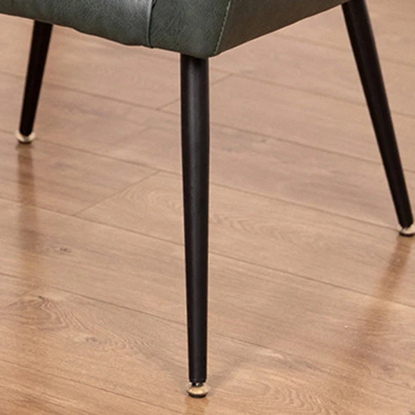 Sedie contemporanee Cucina Poltrona da pranzo Parsons con gambe acciaio al carbonio Clearhalo