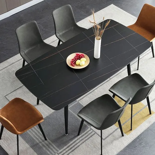 Sedie contemporanee Cuscino spugna ad alta densità Sedia laterale Parsons per cucina Clearhalo