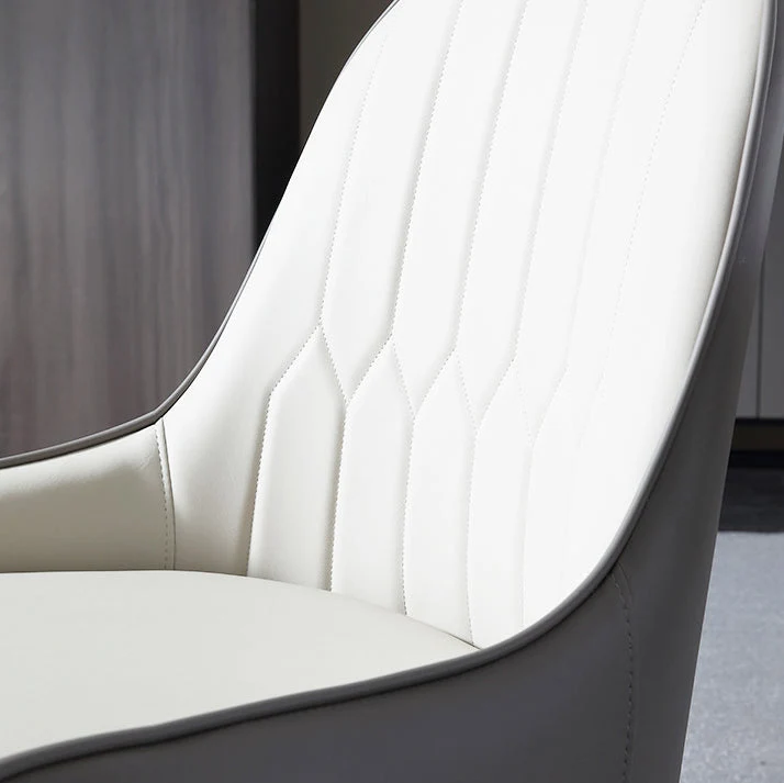 Sedie Glam Parsons Sedie da pranzo imbottite con gambe legno Clearhalo