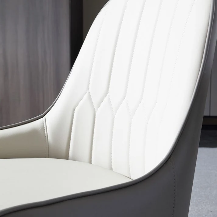 Sedie Glam Parsons Sedie da pranzo imbottite con gambe legno Clearhalo