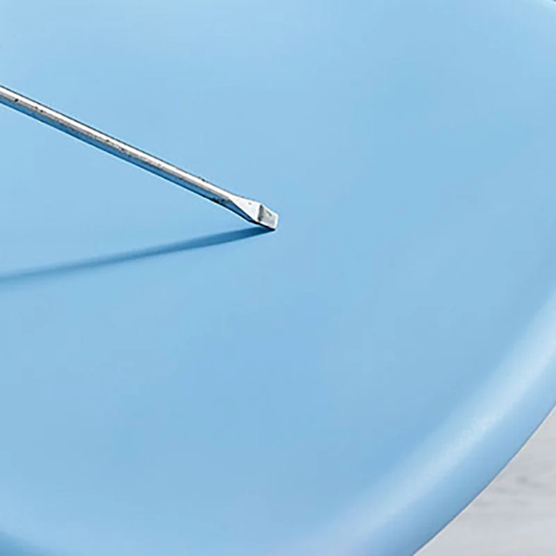 Sedie impilabili contemporanee Poltrona da pranzo da cucina con gambe plastica Clearhalo
