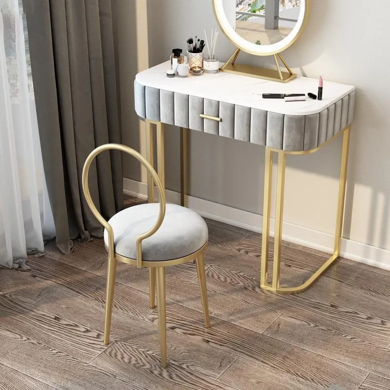 Sedie laterali imbottite scandinave Sedia laterale da pranzo con schienale aperto Clearhalo
