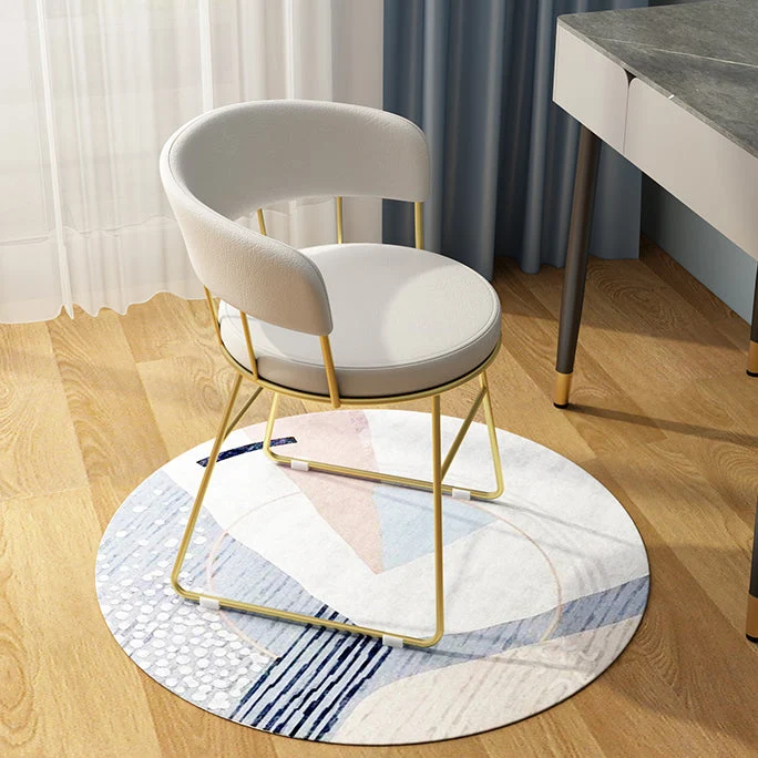 Sedie laterali imbottite scandinave Sedie con schienale aperto senza braccioli Clearhalo
