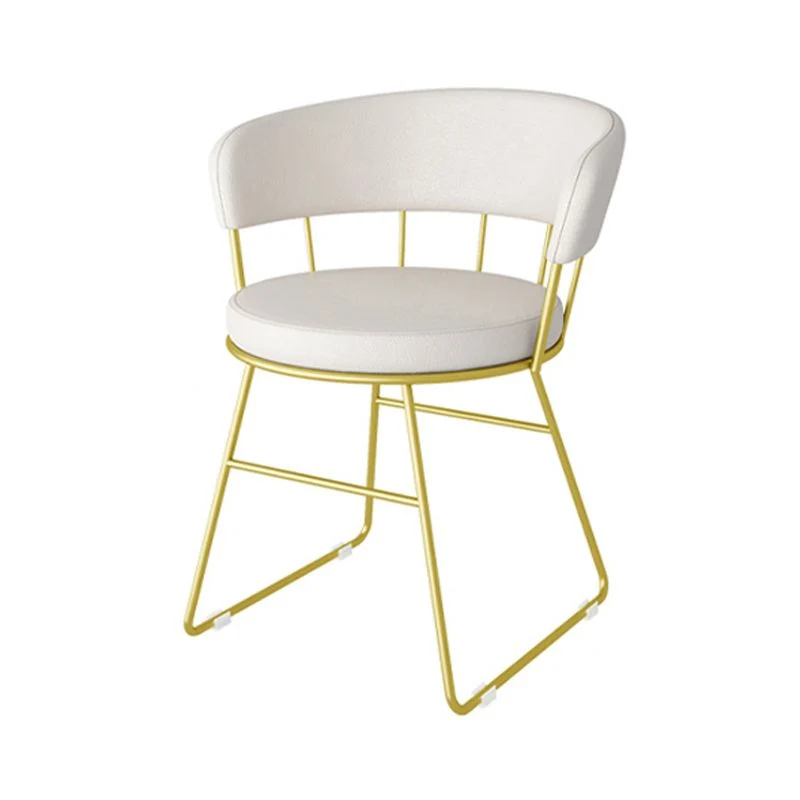 Sedie laterali imbottite scandinave Sedie con schienale aperto senza braccioli Clearhalo