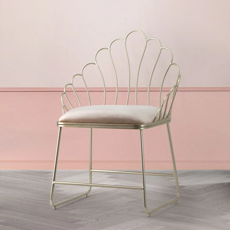 Sedie laterali imbottite Sedia laterale con schienale Windsor stile nordico Clearhalo