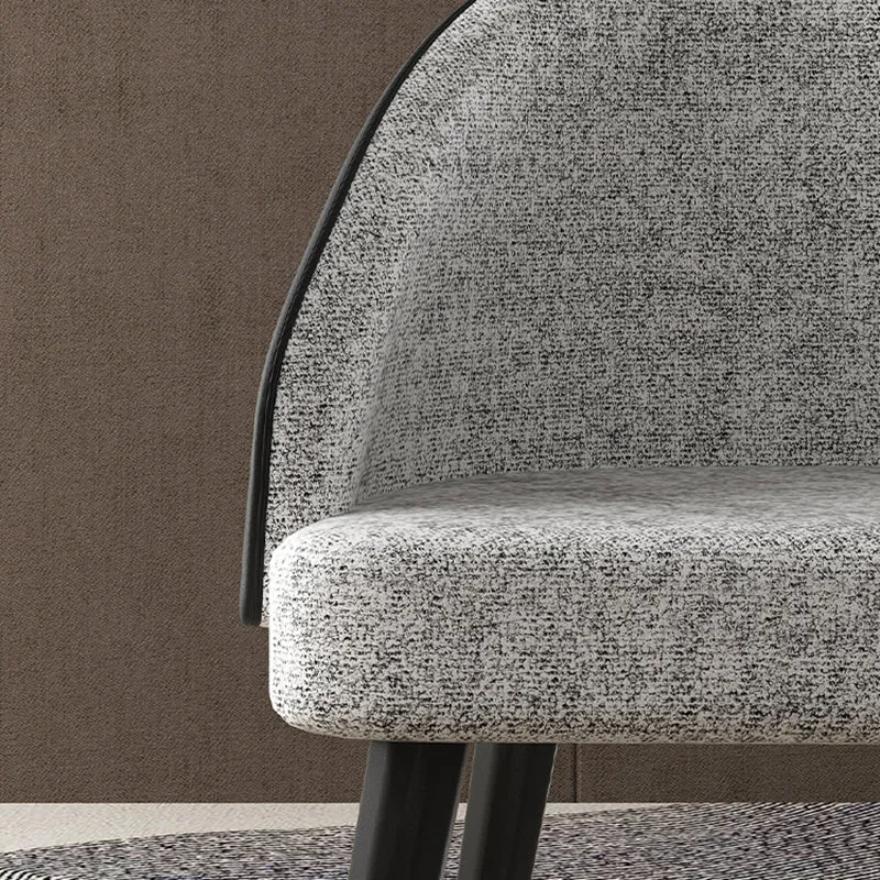 Sedie laterali imbottite senza braccioli per sala da pranzo moderna legno per uso domestico Clearhalo