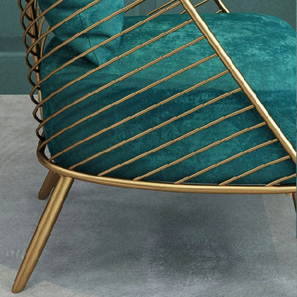 Sedie laterali imbottite stile scandinavo Sedia laterale con schienale aperto Clearhalo
