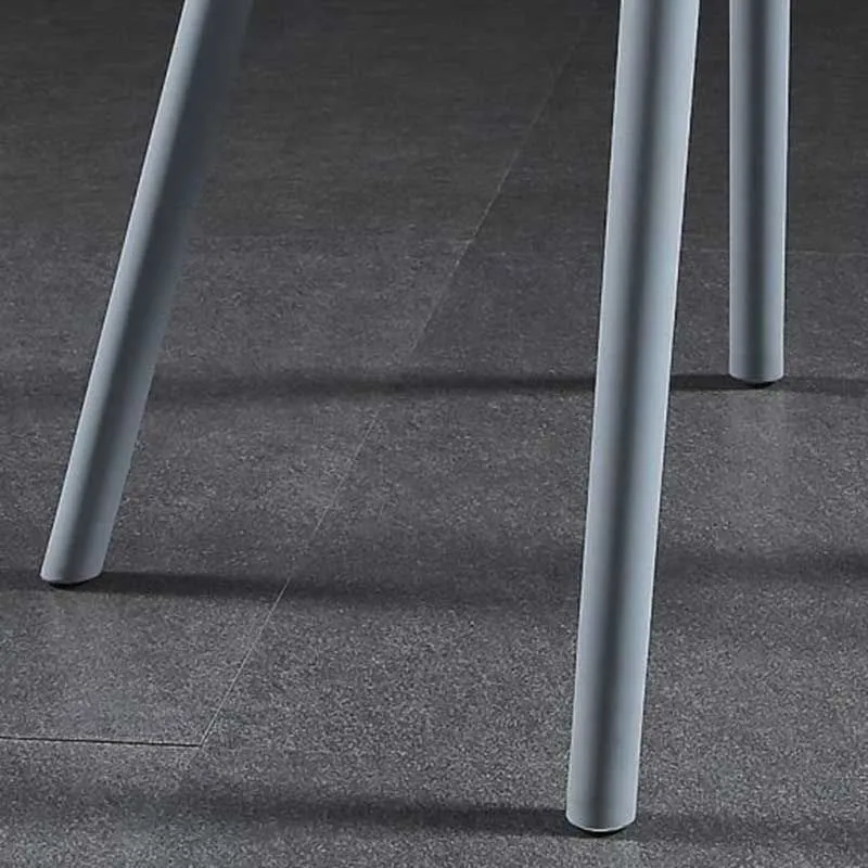 Sedie laterali da pranzo larghe 16'' Sedia moderna plastica con schienale solido per interni ed esterni Clearhalo