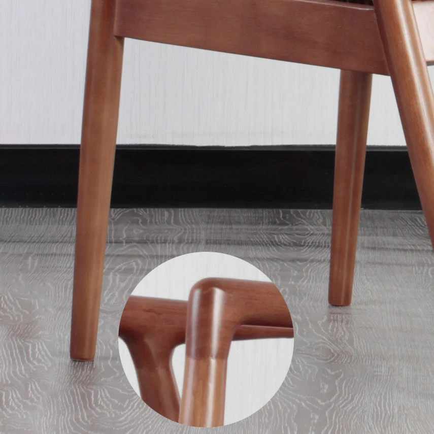 Sedie laterali da pranzo legno Sedia da pranzo Parsons stile moderno, larghezza 21 pollici Clearhalo