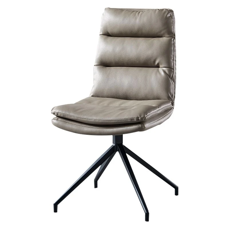 Sedie laterali da pranzo pelle stile moderno Sedia con schienale solido per cucina Clearhalo