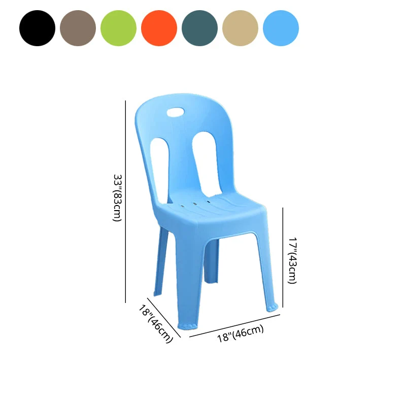 Sedie laterali da pranzo senza braccioli plastica dal design moderno Sedie laterali con schienale doghe per uso domestico...