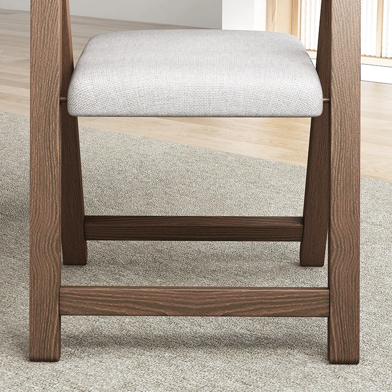 Sedie laterali senza braccioli da cucina stile moderno con gambe legno Clearhalo