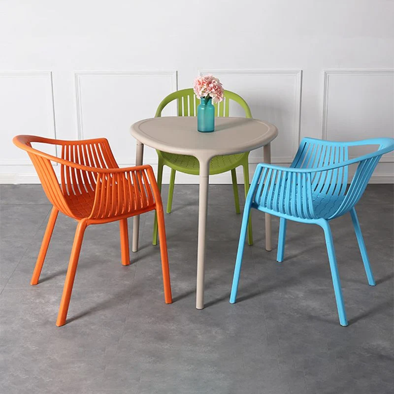Sedie laterali stile nordico Sedia laterale Windsor con gambe plastica per cucina Clearhalo