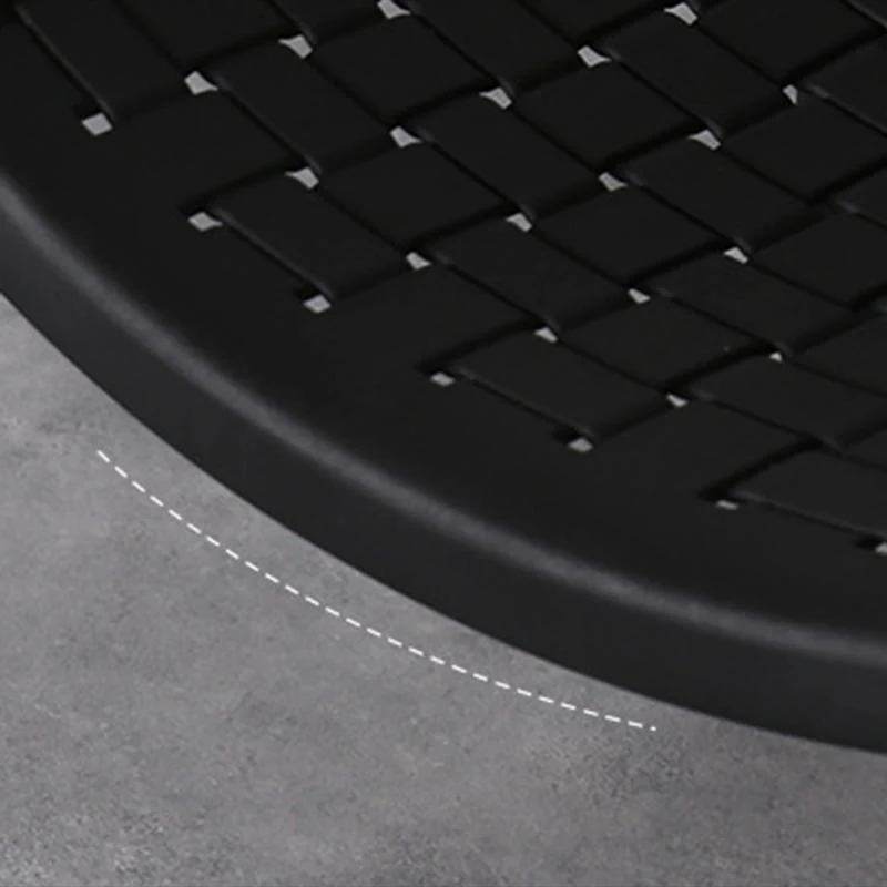 Sedie laterali stile nordico Sedia laterale Windsor con gambe plastica per cucina Clearhalo