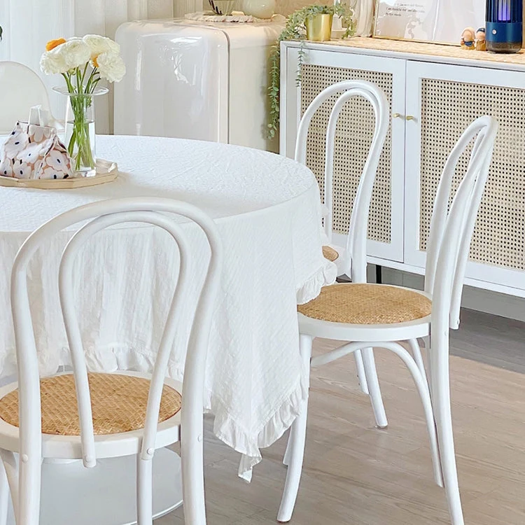 Sedie legno di faggio stile contemporaneo Sedie da pranzo da cucina sul retro Windsor Clearhalo