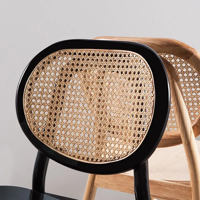 Sedie legno di quercia stile tradizionale, cucina, sala da pranzo, sedia con schienale aperto Clearhalo