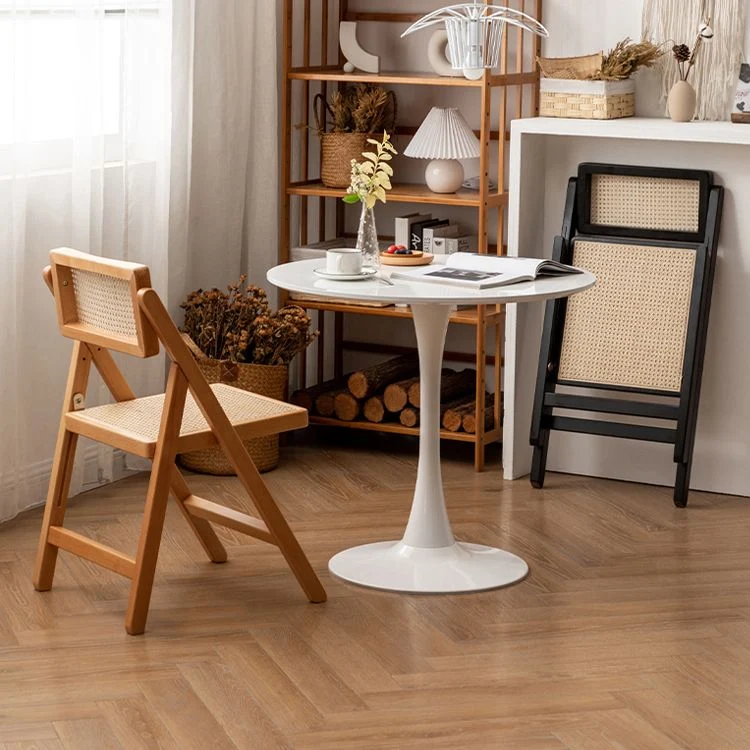 Sedie moderne per sala da pranzo Sedie da pranzo legno massello pieghevoli Clearhalo