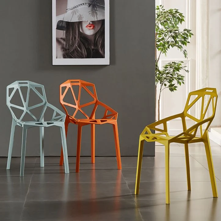 Sedie moderne Poltrone da pranzo con gambe plastica per cucina Clearhalo