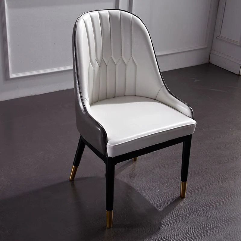 Sedie per sala da pranzo Sedia senza braccioli per cucina legno massello glamour per la casa Clearhalo