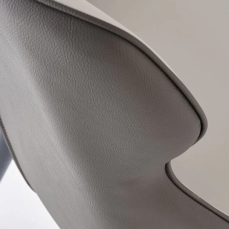 Sedie per sala da pranzo stile moderno Poltrona da pranzo con schienale alto e gambe metallo Clearhalo